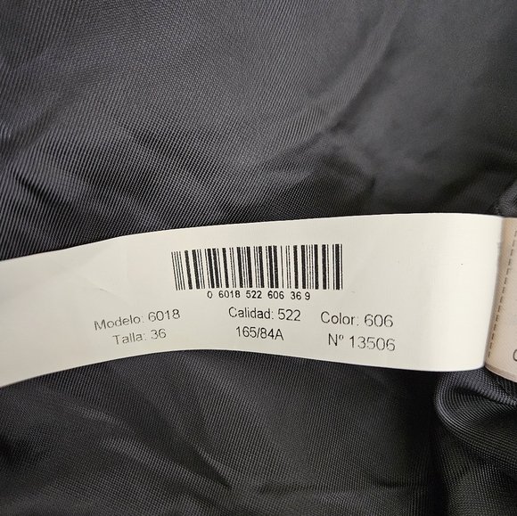 Massimo Dutti Blazer Wool Blend Tweed Burgundy Long Sleeve Career Jacket 4 - Picture 11 of 11